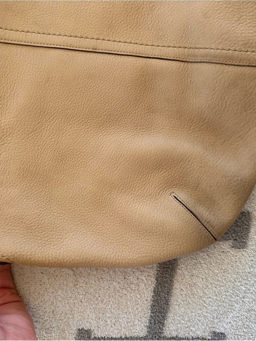 Coach Tan Leather Hobo Bag